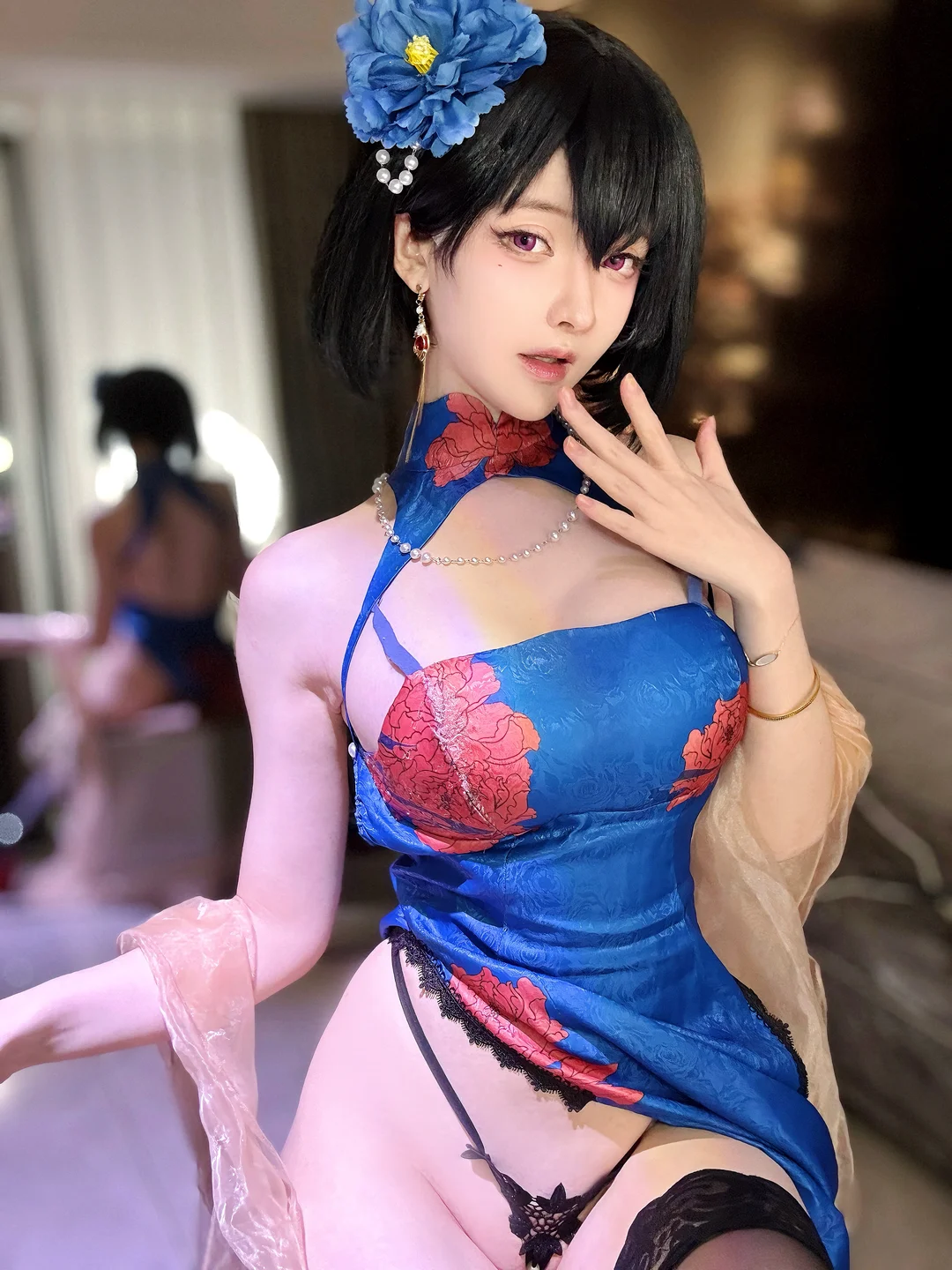 一小央泽 - 碧蓝航线 建武 旗袍 [87P,7V-1.85GB] tg@simisebaisi 【丝足阁】016.webp